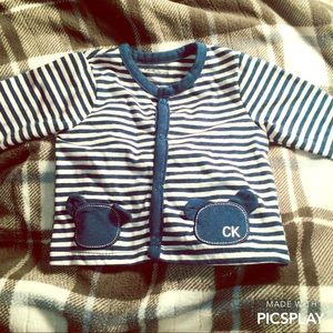 Calvin Klein Sailor Stripe 3-6m Top